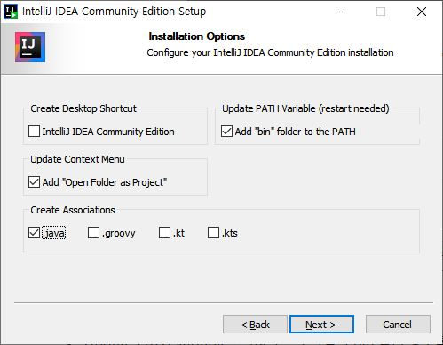 IntellijSetupOption