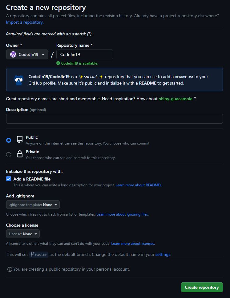 CreatingGithubProfilePage